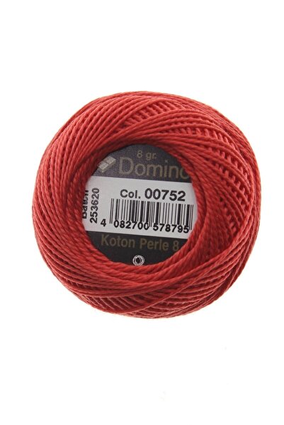 domino خيط تطريز كوتون بيرل 8 جرام رقم: 8 - 00752