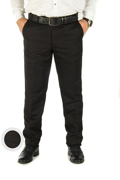 FAGETTO PANTOLON Artemis Jeans Patterned Classic Washed Blue Linen Trousers