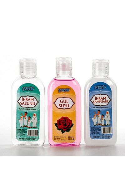Zirve Hediyelik Ihram Soap Liquid 3 Pieces Set 8 Pieces