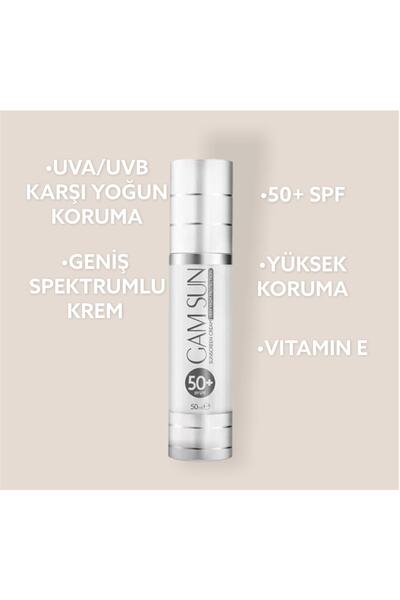 GAM Sun Spf 50 Koruma, Leke Karşıtı, Uva/uvb Karşı Yüksek Koruma Fondötenli & Beyazlatıcı Güneş Spreyi