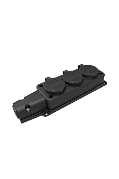 VİKO Bemis Üçlü Grup Priz 220v 16a Kauçuk