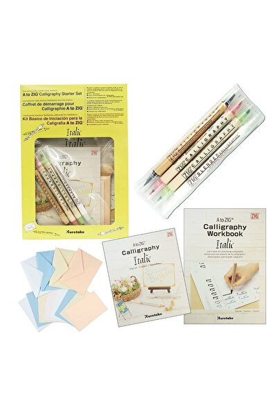 Zig Calligraphy Starter Set Italic Msst-01