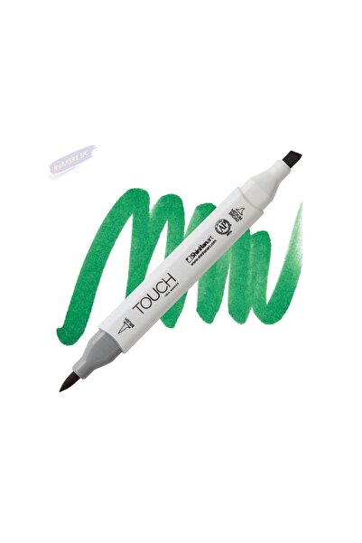 Shinhan Art Touch Twin Brush Pen : Double Sided Marker : G55 Emerald Green