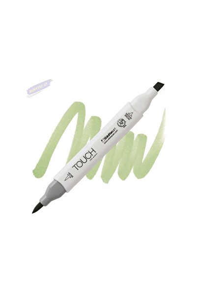 Shinhan Art قلم فرشاة Touch Twin: قلم تحديد مزدوج الجوانب: Gy237 باللون الأخض...