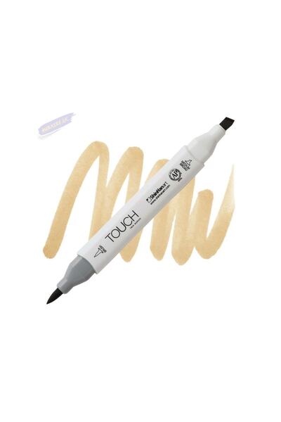 Shinhan Art Touch Twin Brush Pen : Double Sided Marker : Br114 Pale Camel