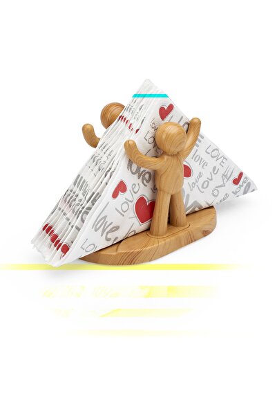 Flora Bay Kağıt Havluluk Ve Peçetelik 2'li Set (meşe Görünümlü)