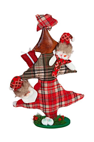 Waldern Decorative 60 Cm Fabric Filled Christmas Tree