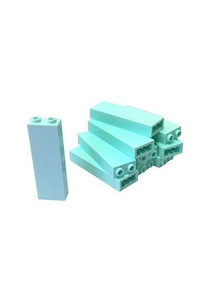 LEGO Accessory Moc Custom Creator Brick 1 X 2 X 5 Brick Light Blue 2 Pieces to Send