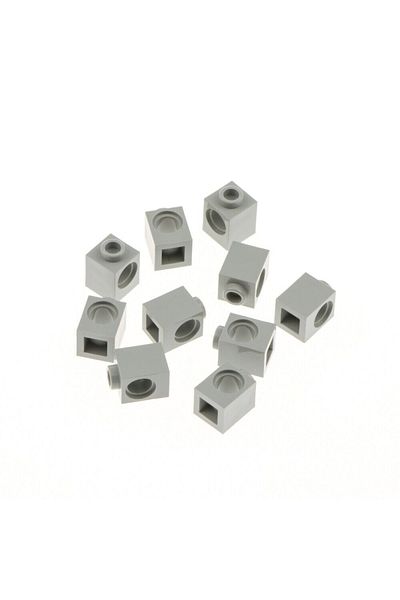 LEGO Accessory Moc Custom Creator Technic Brick 1 X 1 Brick Light Gray 4 Pieces Will Be Sent