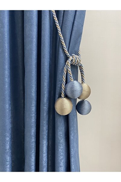 DÖRTTOP Modern Sarım 4 Toplu Braçol Kornişe Takmatik Ipli Tavan Perde Aksesua...