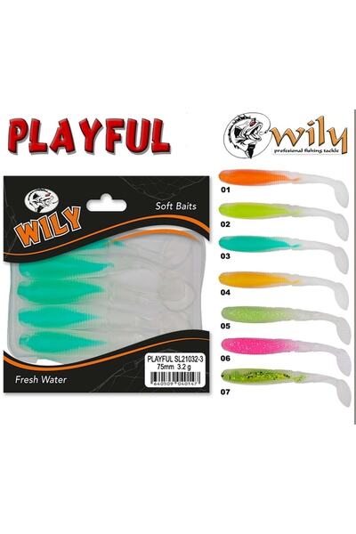 WILY WAVE Wily Playful 3.2 Gr 75 Mm Soft Baits - 03