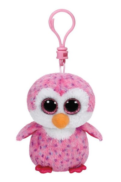 Dolu سلسلة مفاتيح من القطيفة من Ty Beanie Boo's Glider Penguin