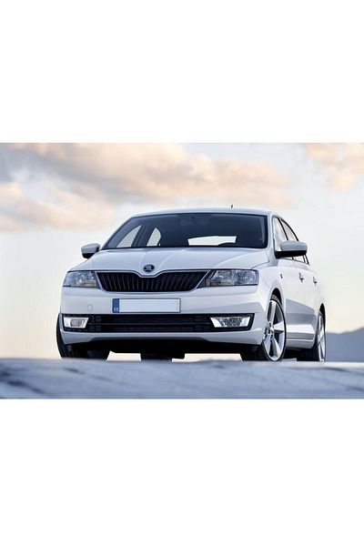 AFT Skoda Rapid 2012-2021 Center Armrest Armrest Top Cover Gray Faux Leather 6r0867173