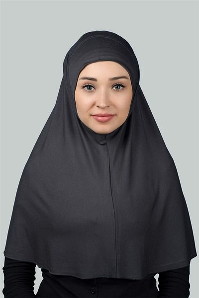 Altobeh Έτοιμο τουρμπάνι πρακτικό κασκόλ Hijab Hijab - Πανί προσευχής (XL) - Καπνιστό