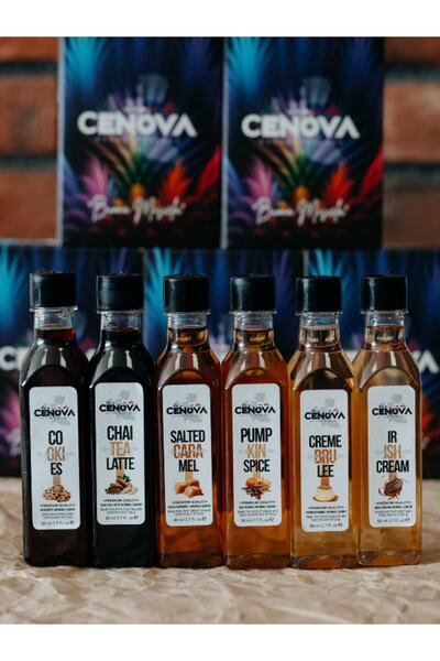 Cenova Kahve Kokteyl Şurubu Özel Seri Cn5 Tanışma Seti 80gr60ml X 6 Adet