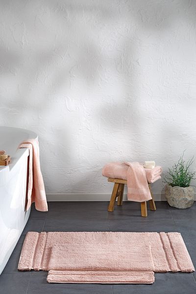 Yataş Felicia Bath Mat Set - Powder