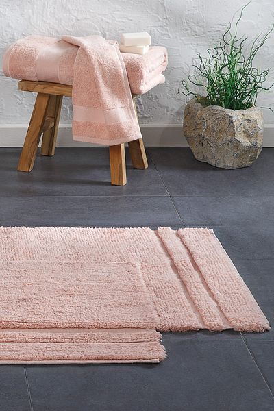 Yataş Felicia Bath Mat Set - Powder