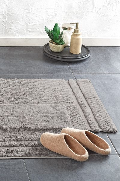 Yataş Felicia Bath Mat Set - Gray