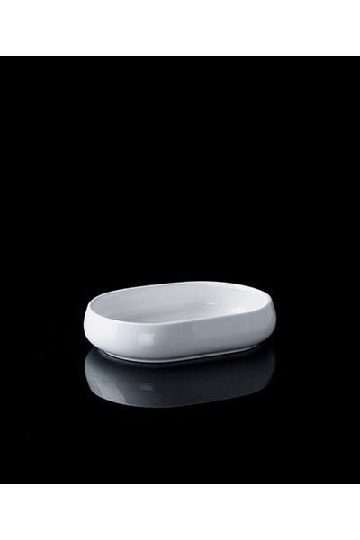 ACAR Bianco Perla 16.5x12x3.9 cm Oval Plate