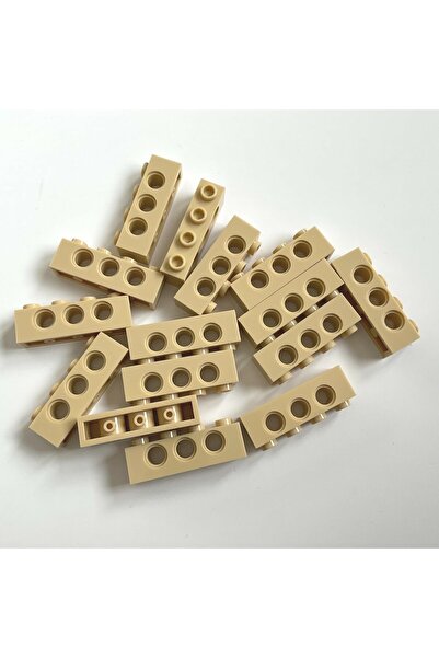 LEGO Original Accessory Moc Custom Technic Brick 1 X 4 Pin Hole Tan Tan Brick...