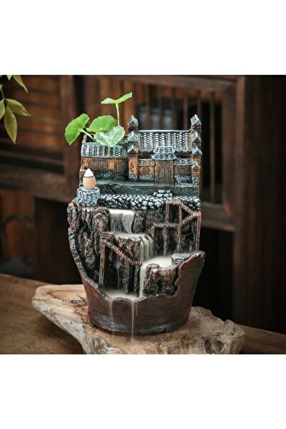 Lina Art hediyelik Dağ Model Geri Akış Şelale Tütsülük