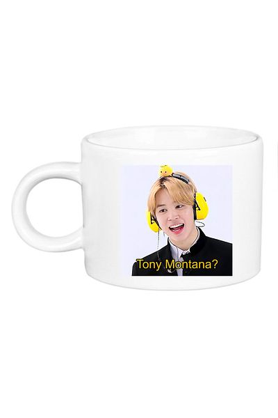 Öz Kupa Bts Jimin Carbonara Lachimolala Largemorara Porcelain Motto Cup