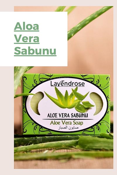 Lavendrose 100% Natural Aloe Vera Soap - Organic Beauty Face Mold 100 Gr