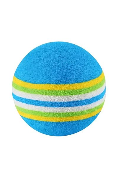 Mixpet 4.2 Cm Medium Rainbow Colored Cat Play Ball - 4 Pieces