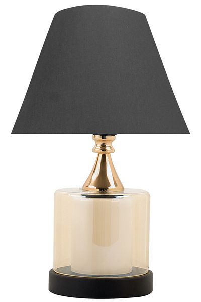 MINIMAL ETICARET VE BILGI TEKNOLOJILERI Lambent Gold Cone Mini Glass Lampshade