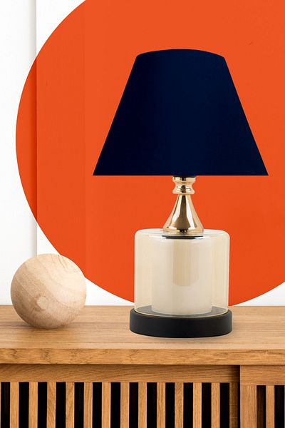MINIMAL ETICARET VE BILGI TEKNOLOJILERI Lambent Gold Cone Mini Glass Lampshade
