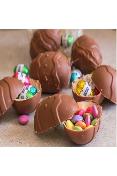 MENDELS Silicone Chocolate Mold Easter Pattern Silicone Standard Brown