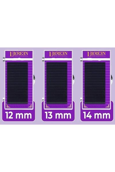 Loreen Professional 3lü Ipek Kirpik Set 0.05 C Kıvrım 12-13-14mm