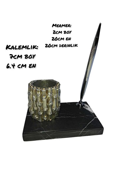 sade kirtasiye Heykel Masa Seti Polyester Gümüş Rengi Boyama Mermer Üstünde K...