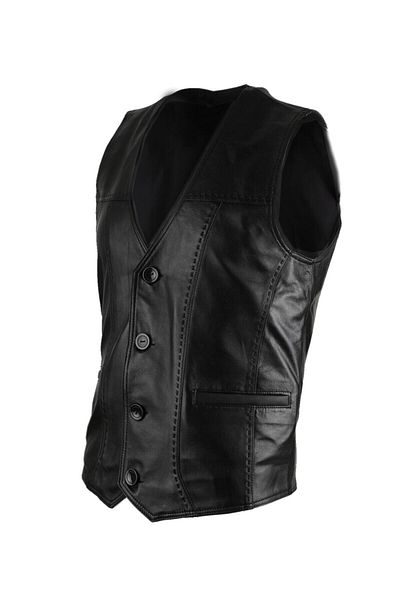 Caka Deri Genuine Leather Vest