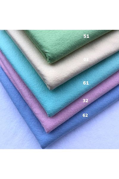 Chuva Thin Felt 50*50 Cm 5 Different Colors