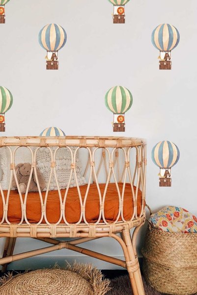 Grafikup Airship Balloons Kids Room Wall Sticker