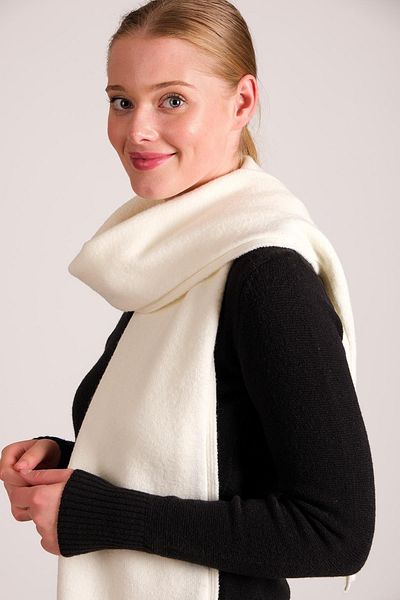 CHUBA Women's Melange Soft Tuşe Scarf Ecru 23w506