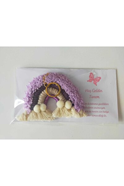 ABB Makrome Gökkuşağı Anahtarlık (15'Lİ)