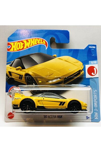 HOT WHEELS 2022 Yeni - New 90 Acura Nsx Sarı 1:64 Ölçek Hotwheels Marka 5/10