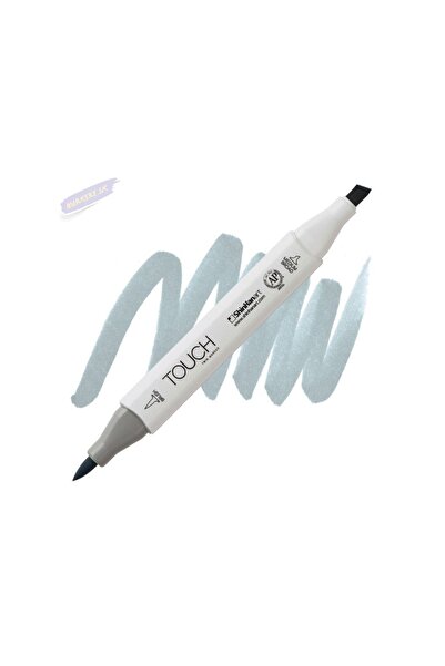 Shinhan Art قلم فرشاة Touch Twin: قلم تحديد مزدوج الجوانب: Bg3 أزرق رمادي