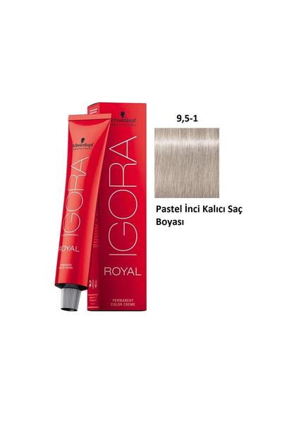 Schwarzkopf Igora Royal 9,5-1 Pastel Inci Kalıcı Saç Boyası 60 ml