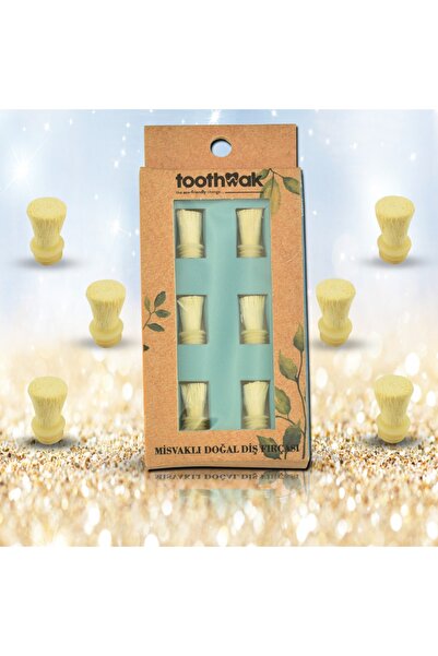 Toothwak 6'lı Yedek Misvaklı Diş Fırçası Başlığı