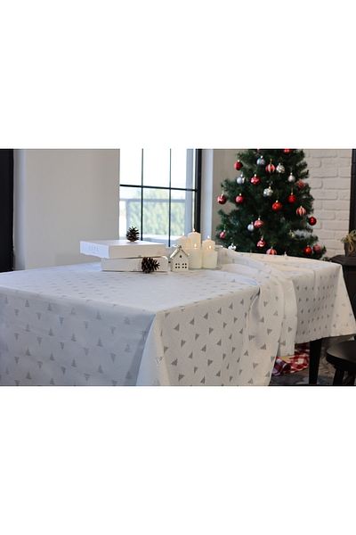 LUFA HOME Jacquard Christmas Tablecloth 234