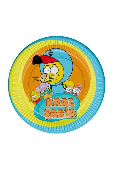party mix King Şakir Plate 8 Pieces King Şakir Birthday