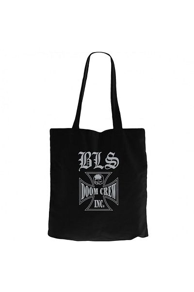 Z zepplin Black Label Society Doom Crew Black Canvas Tote Bag