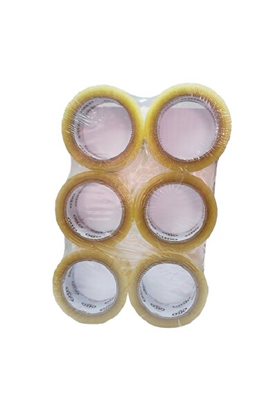 Otto Bandă adezivă transparentă Hotmelt 45cm, 100 m, pachet de 6 bucăți