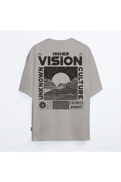 Shout Oversize Higher Vision Oldschool Unisex T-shirt