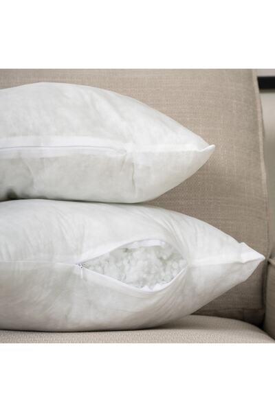 TOSHE White 4 Pieces / Inner Pillow Zippered Lining Case