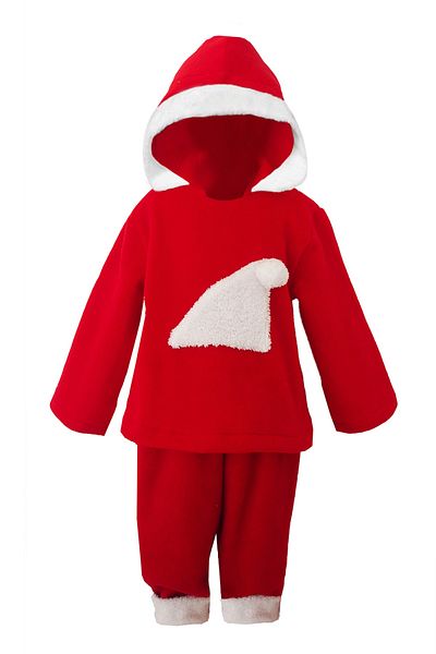 Shecco Babba Children's Christmas Set with Fleece Hood