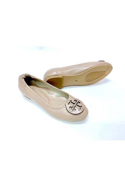 stok83 Dámské baleríny z pravé kůže Mink 8301